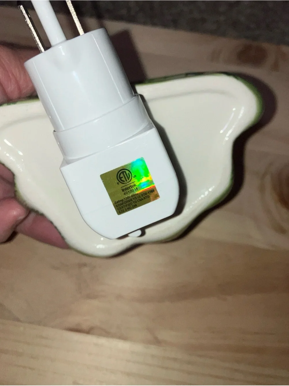 Target Ceramic Green Christmas Tree Night Light with Multicolored Bulbs